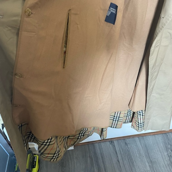 Burberrys”Belted Double Breasted Full Removable Lining Trench Coat 42 XL - Picture 10 of 13